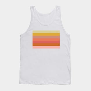 Boho Desert Sunset Stripes Tank Top